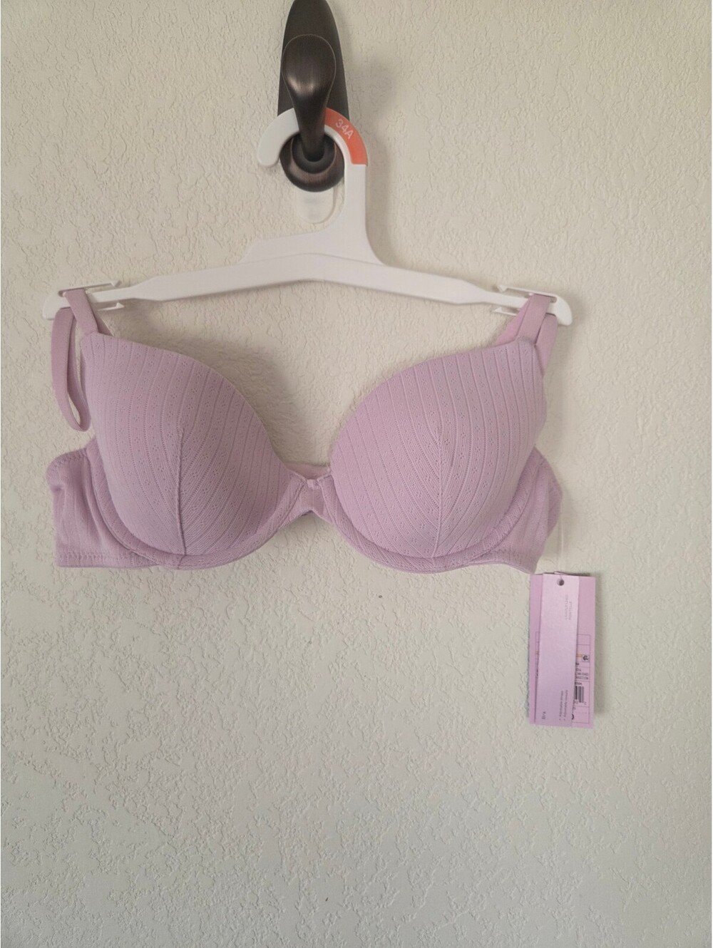 Wild Fable Lilac Purple Ribbed Bra 34A